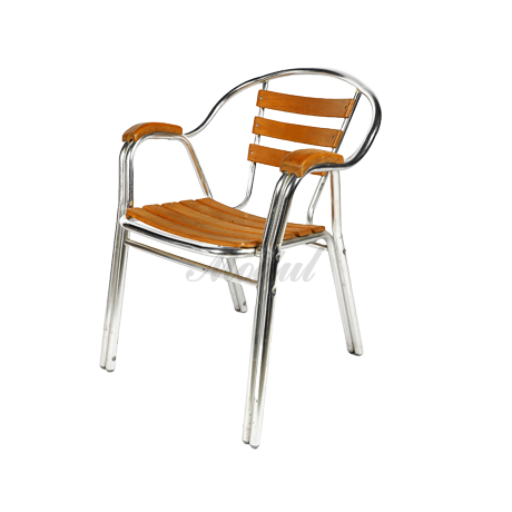 Wood steel Chair